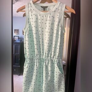 Banana Republic, size XS, drawstring waist, blue  pattern, casual dress